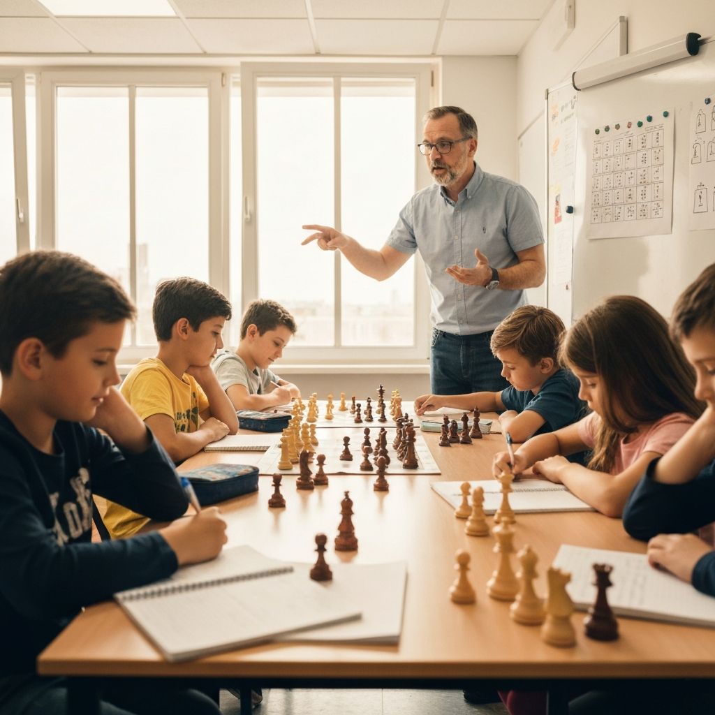 Chess coaching session